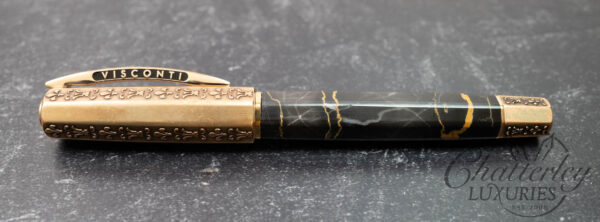 Visconti il Magnifico Black Marble Limited Edition Fountain Pen - Image 9