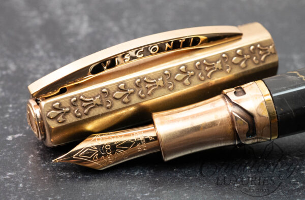Visconti il Magnifico Black Marble Limited Edition Fountain Pen