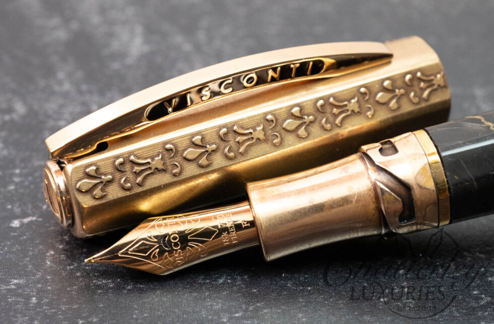 Visconti il Magnifico Black Marble Limited Edition Fountain Pen