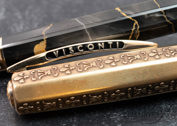 Visconti il Magnifico Black Marble Limited Edition Fountain Pen - Image 11