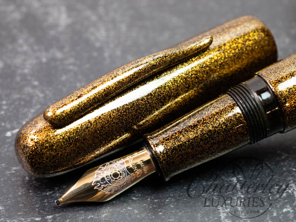 Danitrio Urushi Nashiji-Nuri on Takumi With Painted Clip Fountain Pen