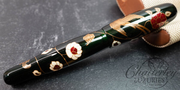 Danitrio Maki-e Bird and Flowers on Hyotan Fountain Pen - Image 3