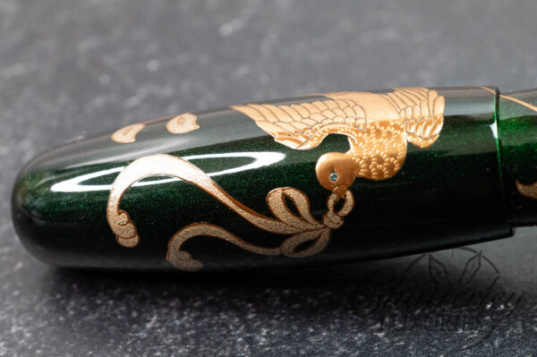 Danitrio Maki-e Bird and Flowers on Hyotan Fountain Pen - Image 7