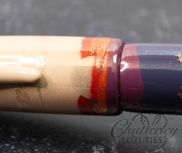 Danitrio Maki-e Haiku - The Dawn of New Year's Day on Takumi With Painted Clip Fountain Pen - Image 8
