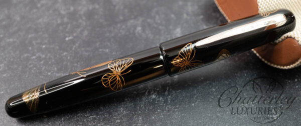 Danitrio Maki-e Butterfly on Takumi With Clip Fountain Pen - Image 2