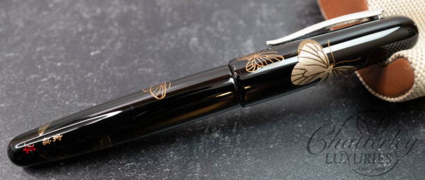 Danitrio Maki-e Butterfly on Takumi With Clip Fountain Pen - Image 3