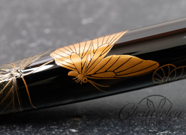 Danitrio Maki-e Butterfly on Takumi With Clip Fountain Pen - Image 8