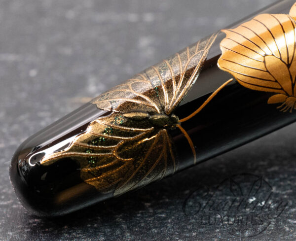 Danitrio Maki-e Butterfly on Takumi With Clip Fountain Pen - Image 9