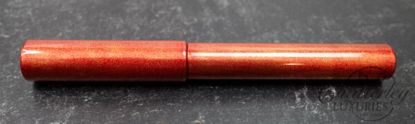 Danitrio Urushi Nashiji-nuri Red on Genkai Fountain Pen - Image 2