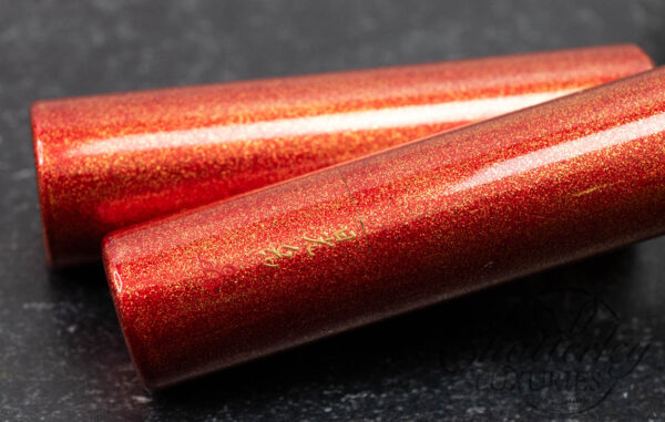 Danitrio Urushi Nashiji-nuri Red on Genkai Fountain Pen - Image 3