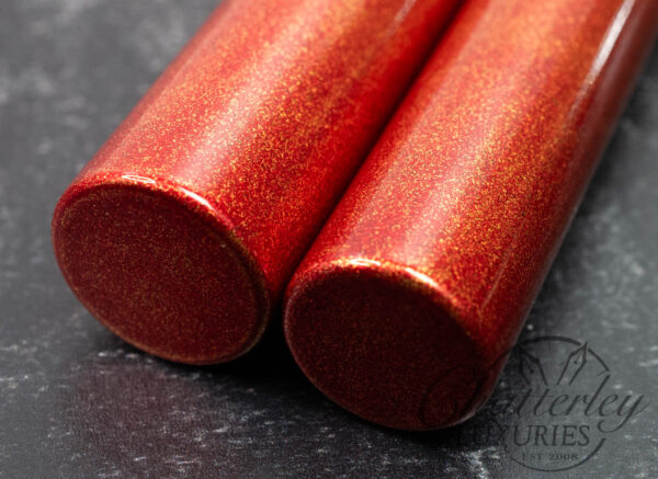 Danitrio Urushi Nashiji-nuri Red on Genkai Fountain Pen - Image 4
