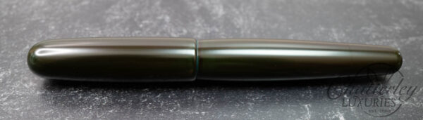 Danitrio Urushi Irokeshi-dame Blue on Mikado Round Top Fountain Pen - Image 2
