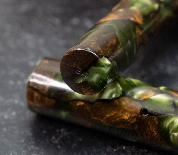 Waterman 94 Vintage Moss Agate with Keyhole Nib Fountain Pen - Image 5