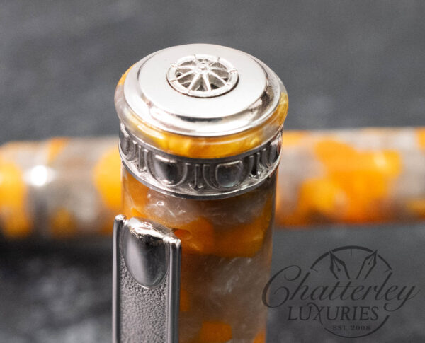 Signum Ornamenta Grey Yellow Fountain Pen - Image 4