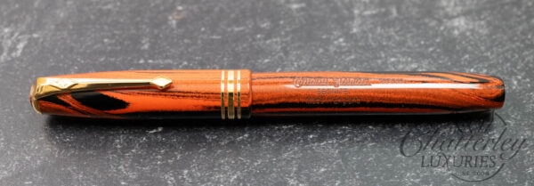 Conway Stewart 58 Red Woodgrain Ebonite Limited Edition Fountain Pen - Image 2