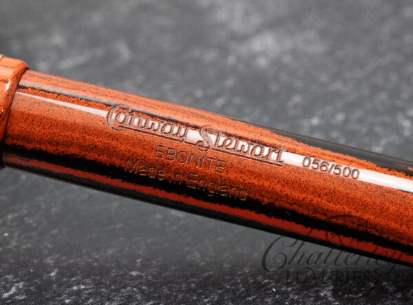 Conway Stewart 58 Red Woodgrain Ebonite Limited Edition Fountain Pen - Image 3