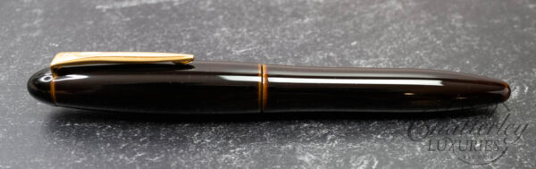Platinum Izumo Biwatame (Tan) Urushi Fountain Pen - Image 2