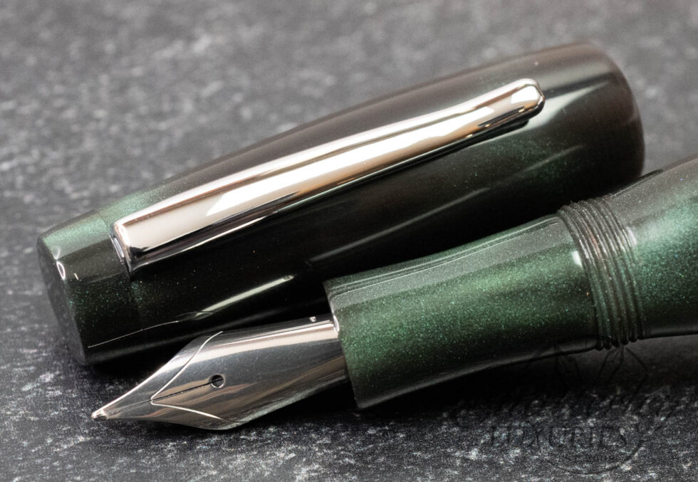 Zodiac Pen Company Green Cancer Model Fountain Pen Material by Pourly Controlled