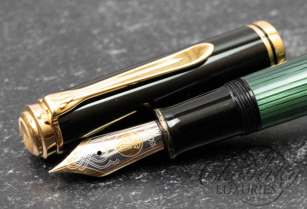 Pelikan M1000 Souverän Green Stripe Fountain Pen