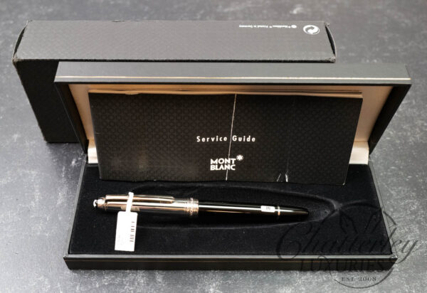 Montblanc 144 Solitaire Doué Stainless Steel Cap Fountain Pen - Image 4