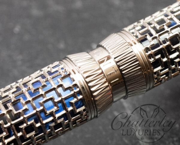 Chatterley/Visconti Limited Edition X/8 Palladium Skeleton Looking East Fountain Pen - Image 5