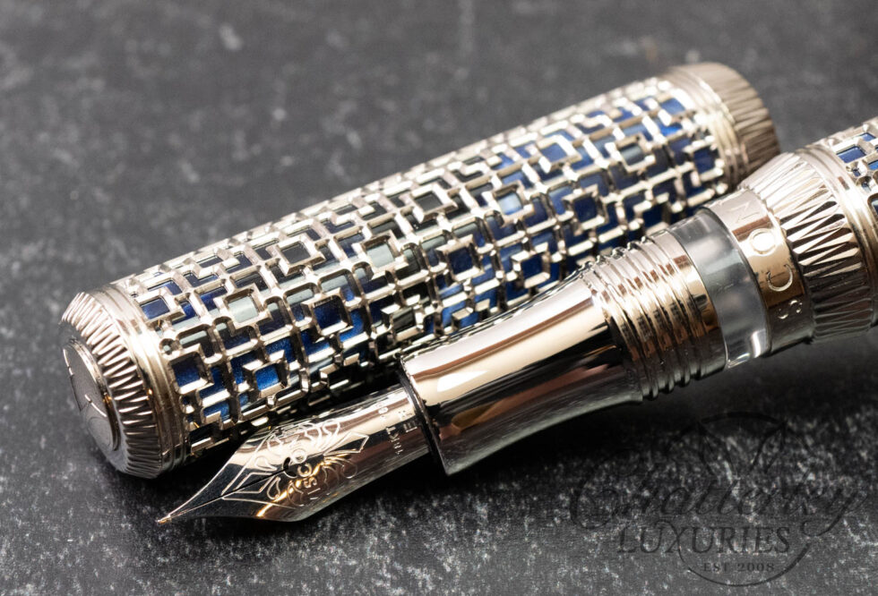 Chatterley/Visconti Limited Edition X/8 Palladium Skeleton Looking East Fountain Pen