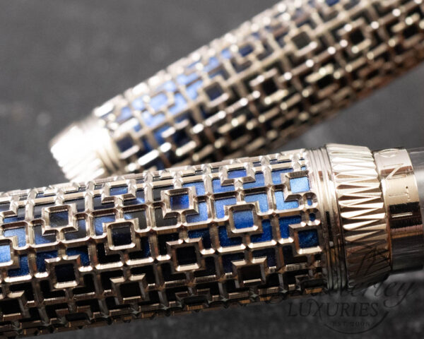 Chatterley/Visconti Limited Edition X/8 Palladium Skeleton Looking East Fountain Pen - Image 6