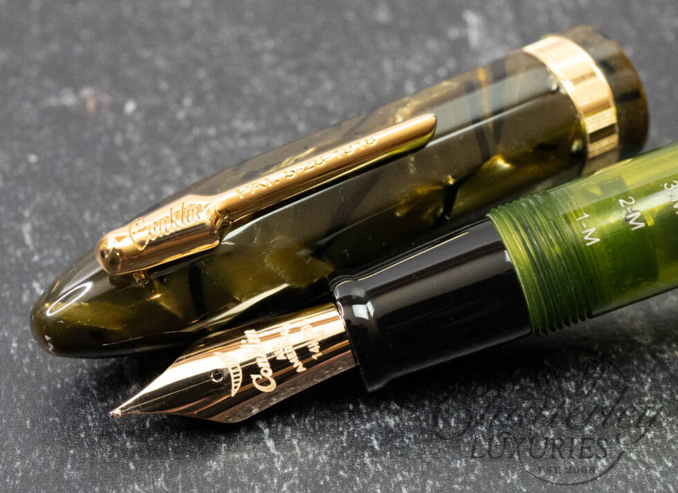 Conklin Nozac Saft Green Celluloid Limited Edition Fountain Pen