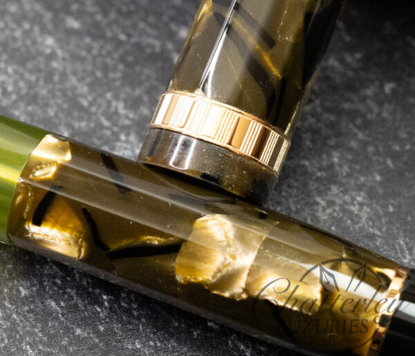 Conklin Nozac Saft Green Celluloid Limited Edition Fountain Pen - Image 6
