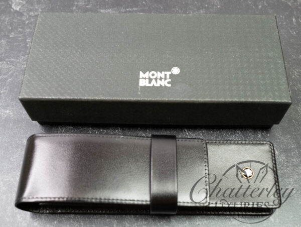 Montblanc Executive Gift Set Document Marker and LeGrand Ballpoint Pen with Leather 2 Pen Pouch - Image 5