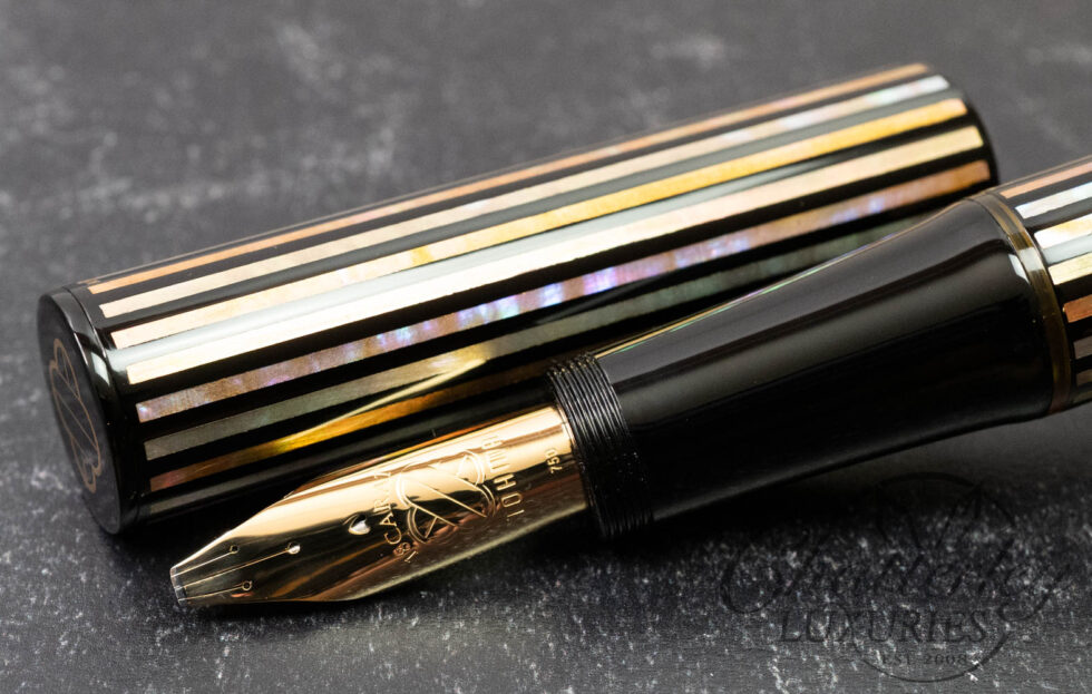 Tohma Kumataka 55 Art Collection Raden Shunko-sai/Black Fountain Pen