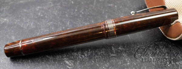 Armando Simoni Club Bologna Extra Bespoke Arco Bronze "Prototype" Ruthenium Trim Fountain Pen - Image 3