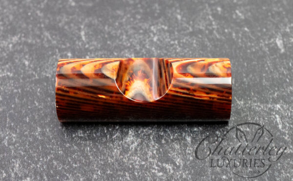 Armando Simoni Club Bologna Extra "The Great Spina" Bespoke Arco Bronze "Spina Di Pesce" Celluloid Fountain Pen - Image 9