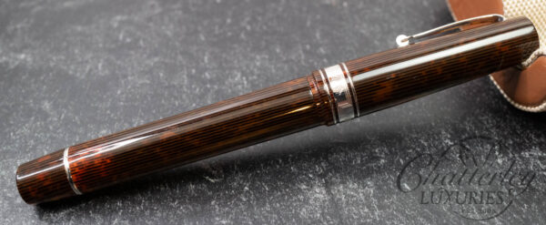 Armando Simoni Club Bologna Extra Three Kings Arco Bronze Celluloid Fountain Pen LE # 1/50 - Image 3