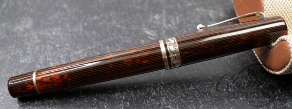 Armando Simoni Club Bologna Medio The Great Gatsby Rhodium Trim Arco Bronze Celluloid Fountain Pen LE #1/22 - Image 3
