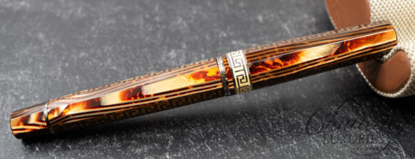 Armando Simoni Club Gladiatore Medio Bespoke Edition "The Great Gatsby" Bronze Arco Celluloid Fountain Pen - Image 4
