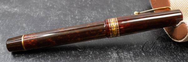 Armando Simoni Club Bologna Extra The Great Gatsby Gold Trim Arco Bronze Celluloid Fountain Pen LE #1/22 - Image 3