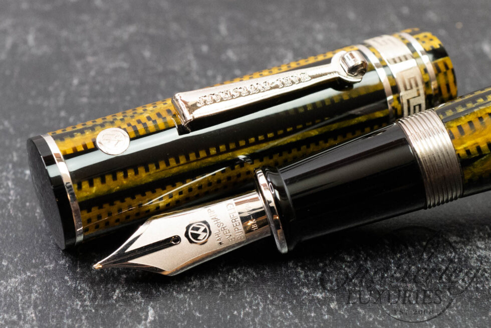 Wahl Eversharp DECOBAND Gold Seal Oversized Limited Edition Burkina Celluloid Fountain Pen