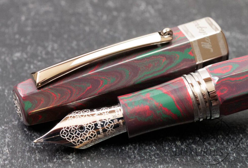 Montegrappa Extra Otto Botanical Limited Edition Fountain Pen Collection - Red Rose #1/8