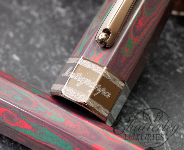 Montegrappa Extra Otto Botanical Limited Edition Fountain Pen Collection - Red Rose #1/8 - Image 4