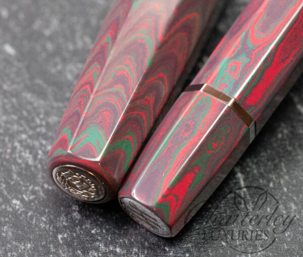 Montegrappa Extra Otto Botanical Limited Edition Fountain Pen Collection - Red Rose #1/8 - Image 5