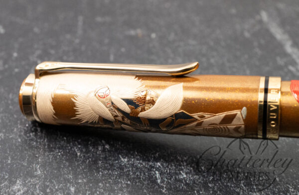 Pelikan M1000 Maki-e Renjishi Fountain Pen - Image 4