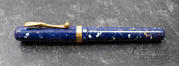 Visconti Lapis Blue Celluloid Voyager Limited Edition Anniversary Fountain Pen - Image 2