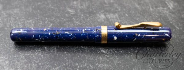 Visconti Lapis Blue Celluloid Voyager Limited Edition Anniversary Fountain Pen - Image 3