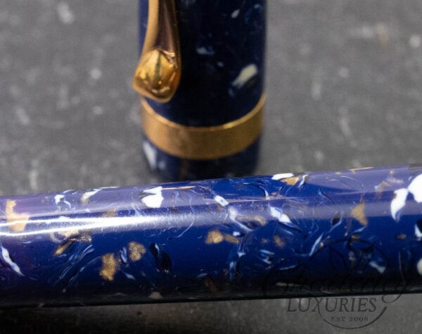 Visconti Lapis Blue Celluloid Voyager Limited Edition Anniversary Fountain Pen - Image 4