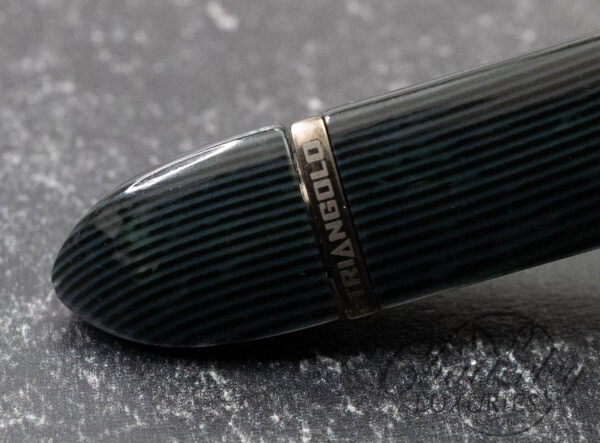 Armando Simoni Club Triangolo Arco Verde "Triangles" Grey Ruthenium Trim Fountain Pen LE #1/10 - Image 7