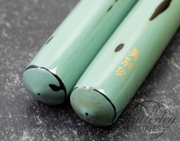 Urushi Studio India Teal Urushi Fountain Pen - Image 4