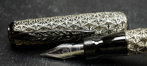 Closeout - Pineider Psycho palladium Limited Edition Fountain Pen