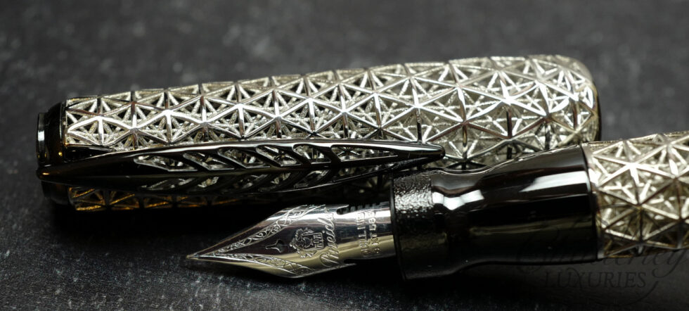 Closeout - Pineider Psycho palladium Limited Edition Fountain Pen