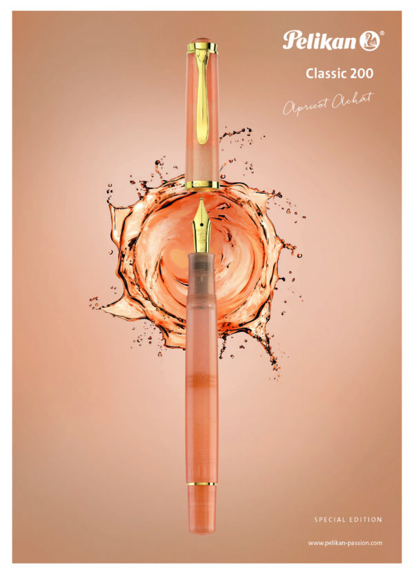 Pelikan Special Edition Classic 200 Apricot Achat Fountain Pen Collection - Image 2